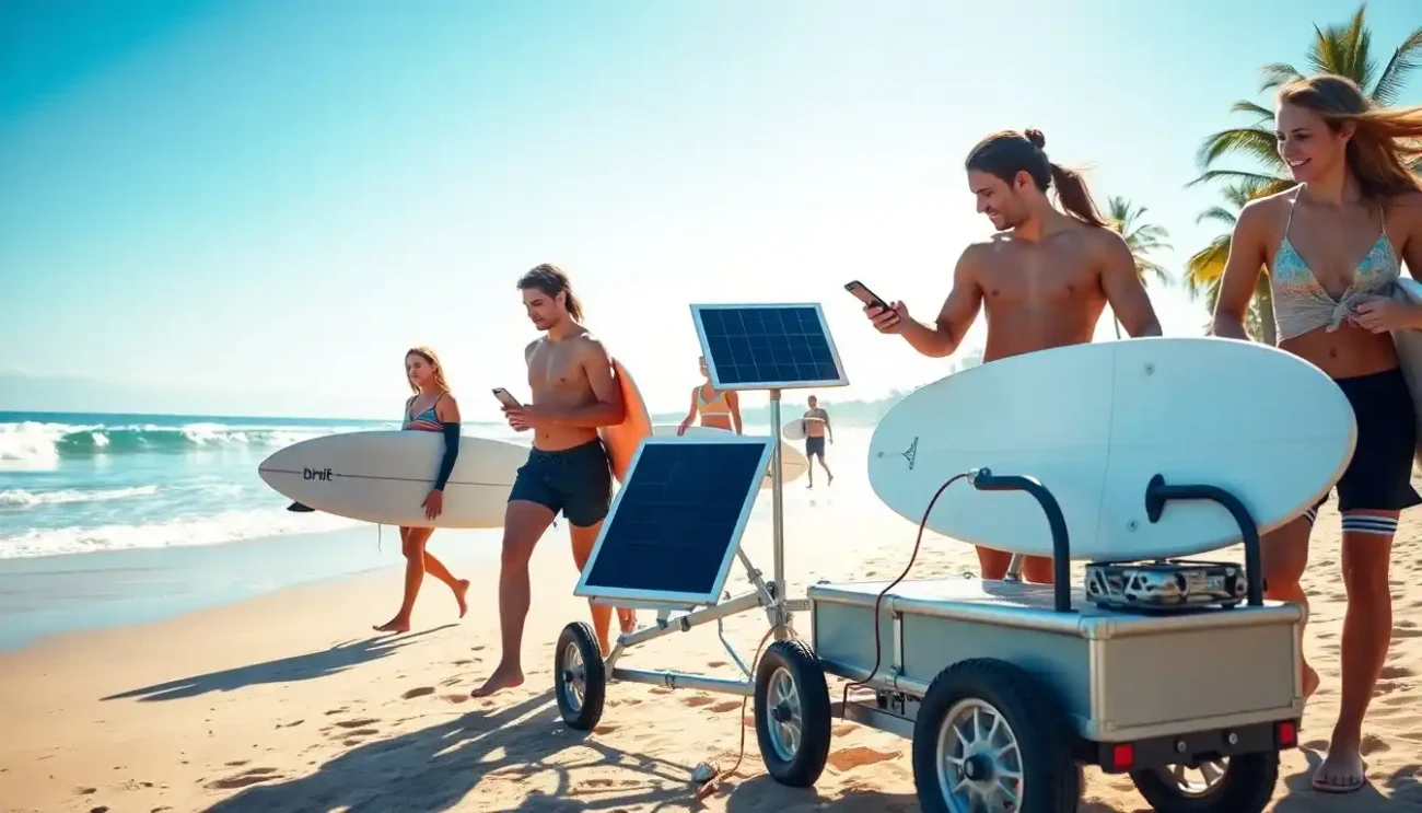 Painel Solar Portátil para Carregar Eletrônicos