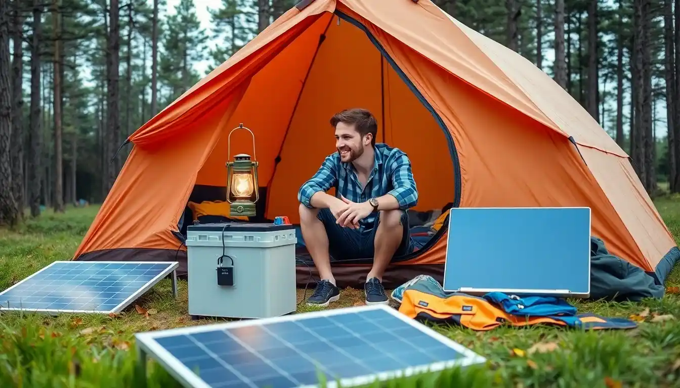 Painel Solar Portátil para Carregar Eletrônicos