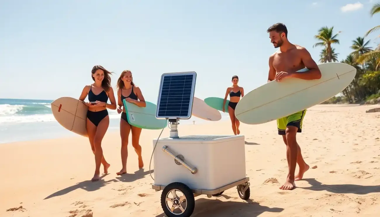 Painel Solar Portátil para Carregar Eletrônicos