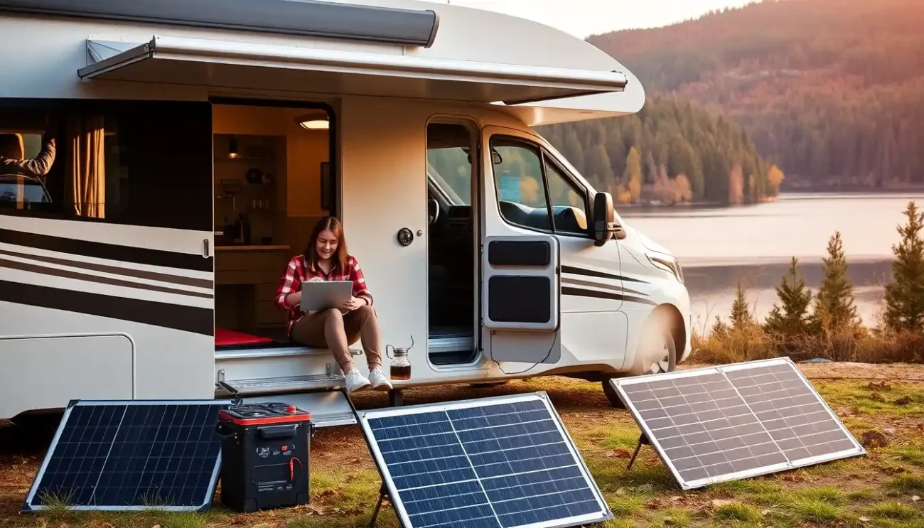 Painel Solar Portátil para Carregar Eletrônicos