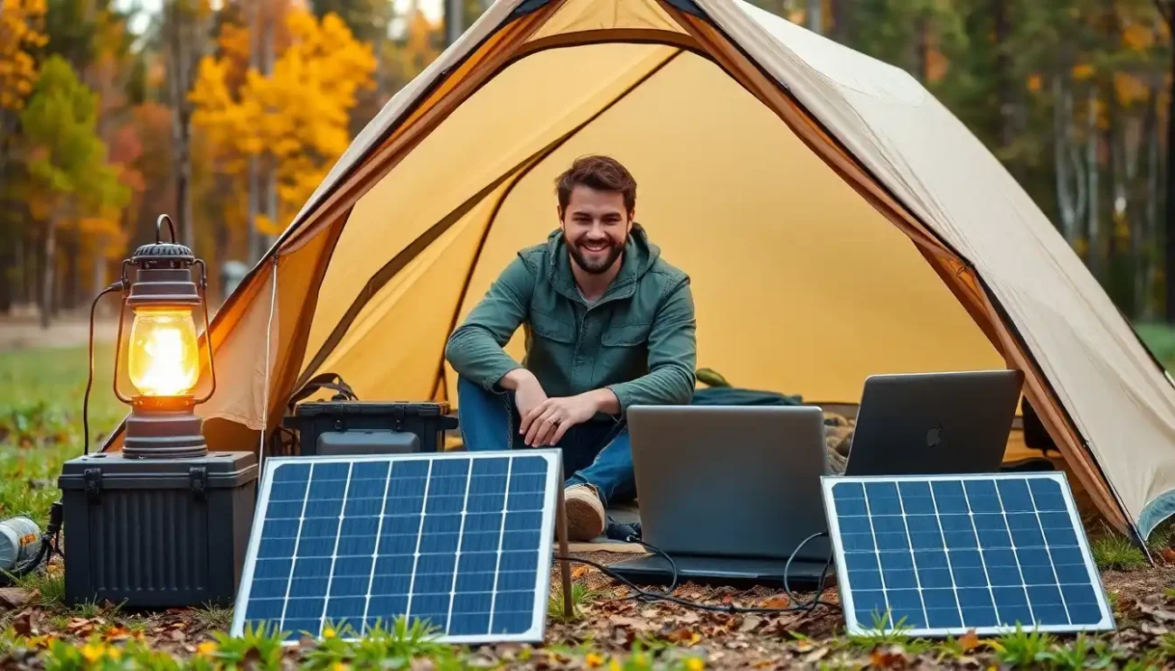 Painel Solar Portátil para Carregar Eletrônicos