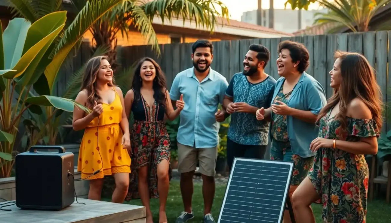 Painel Solar Portátil para Carregar Eletrônicos