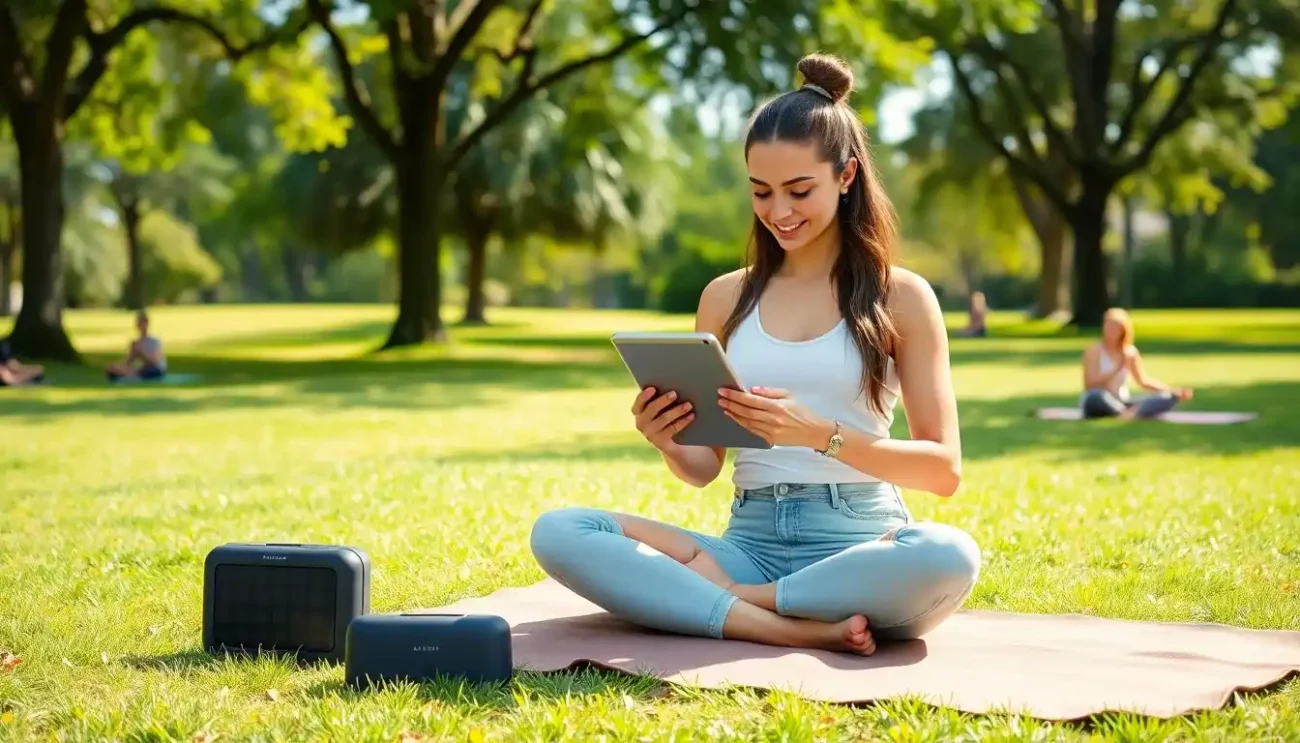 Painel Solar Portátil para Carregar Eletrônicos