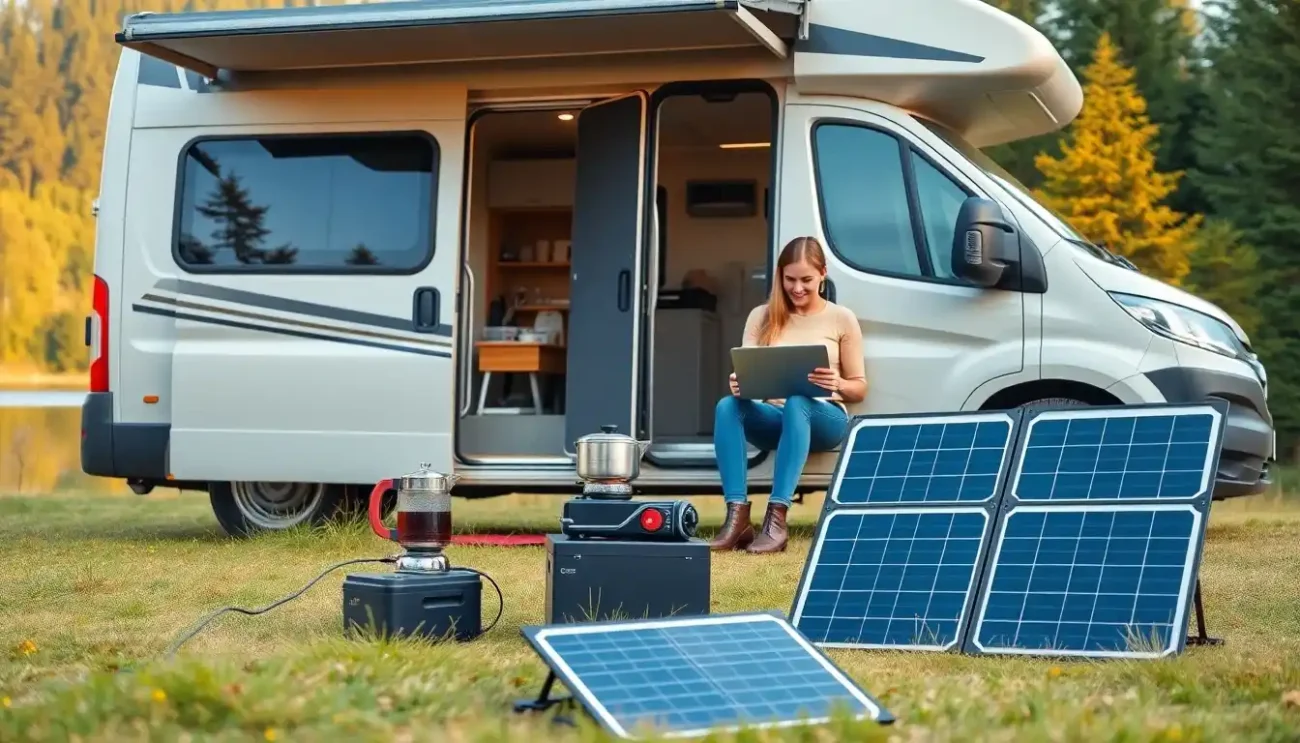 Painel Solar Portátil para Carregar Eletrônicos