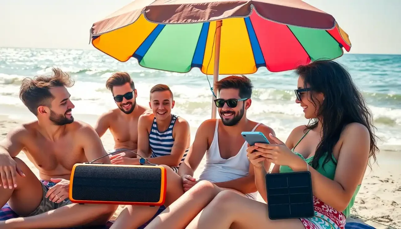 Painel Solar Portátil para Carregar Eletrônicos