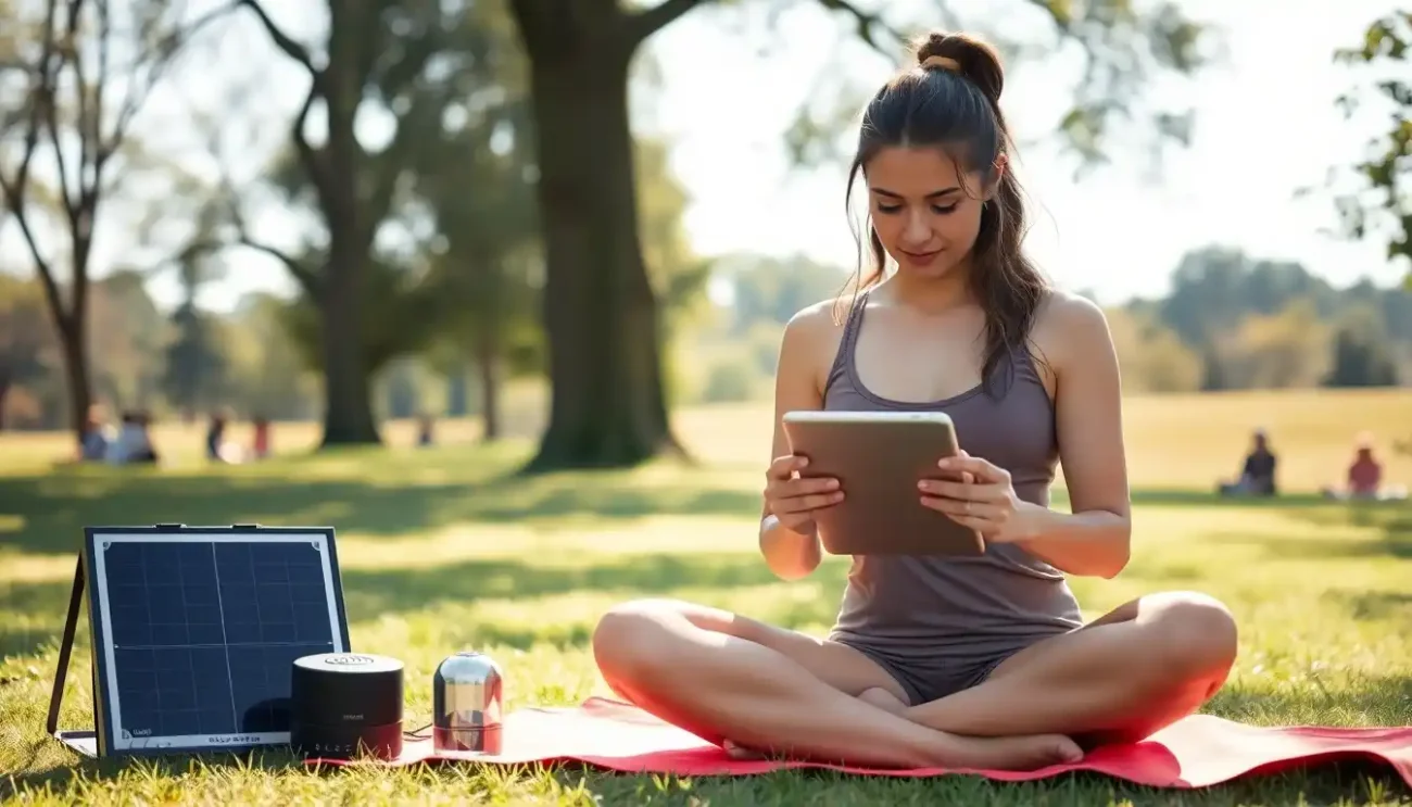 Painel Solar Portátil para Carregar Eletrônicos