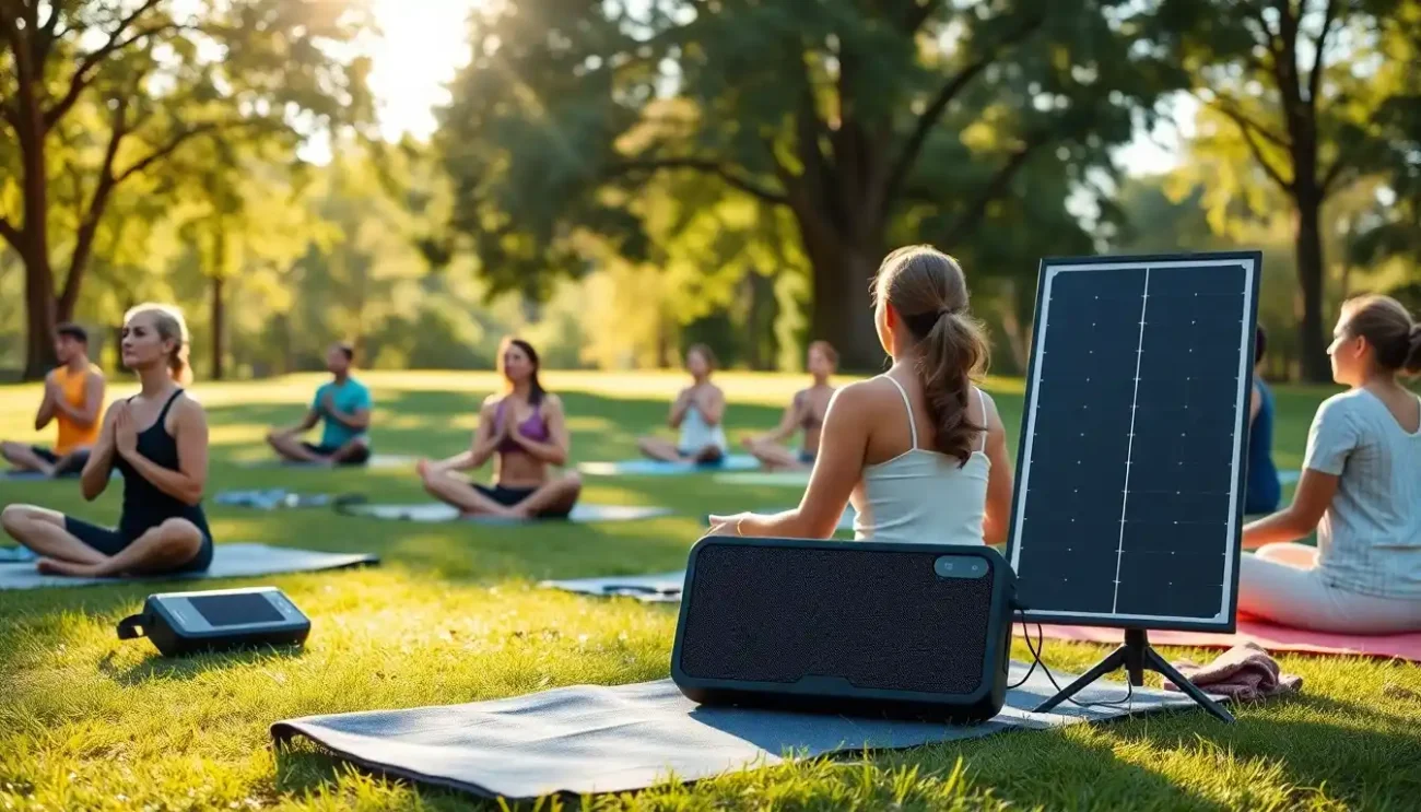 Painel Solar Portátil para Carregar Eletrônicos