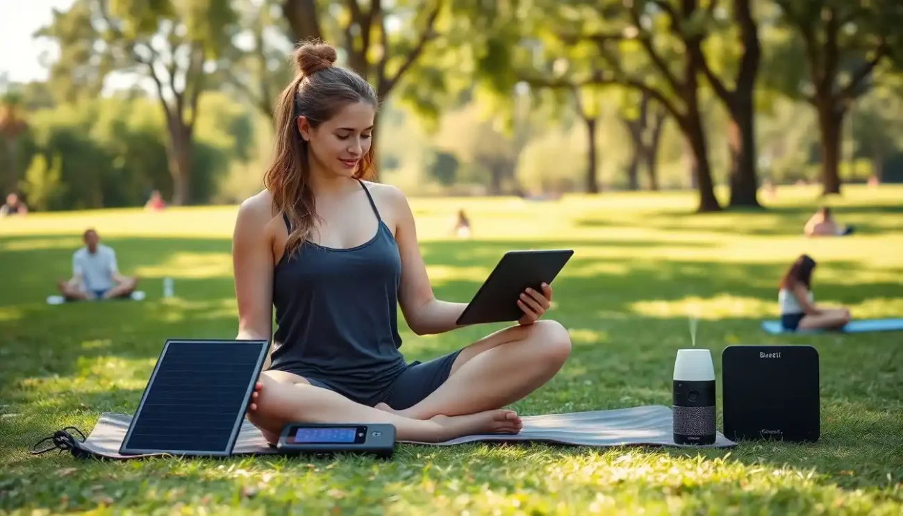 Painel Solar Portátil para Carregar Eletrônicos