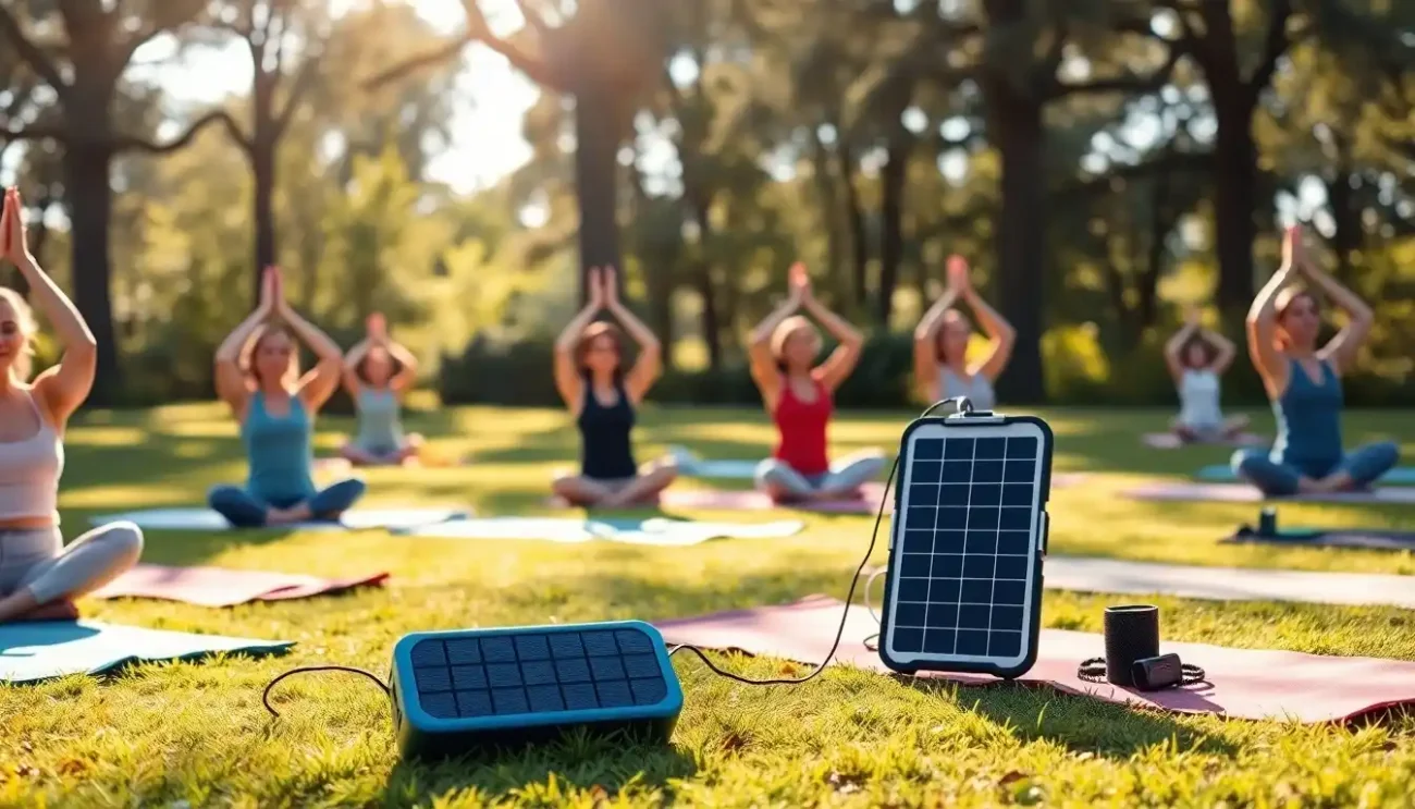Painel Solar Portátil para Carregar Eletrônicos